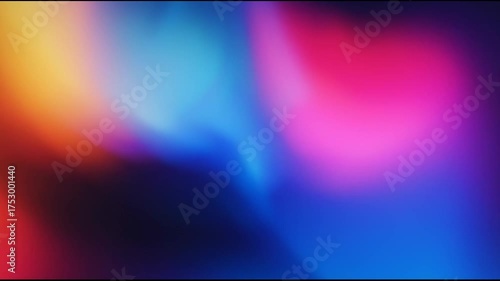 Colorful light patterns dance and swirl in vibrant display at urban art installation during evening hours