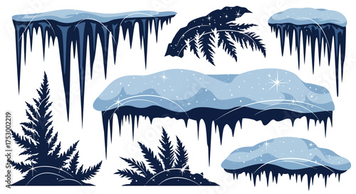 Dynamic abstract shapes and lines creating a sense of movement and energy silhouette