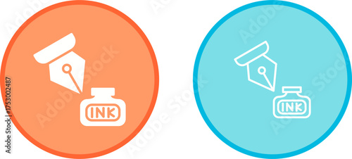 Foto Ink and Pen Vector Icon