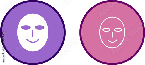 Ancient Face Mask Vector Icon