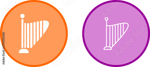 Harp Vector Icon