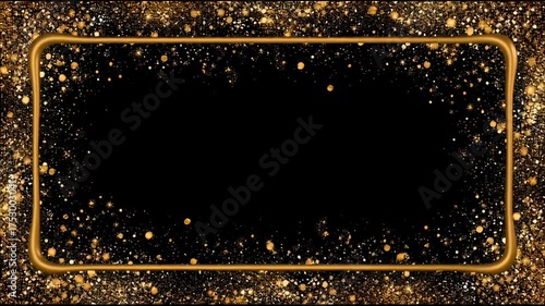 Celebration background with golden sparkles ideal for festive events and special occasions in vibrant settings