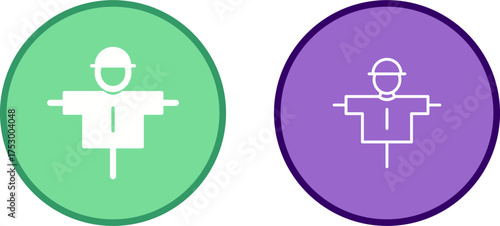 Scare Crow Vector Icon