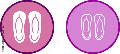 Slippers Vector Icon