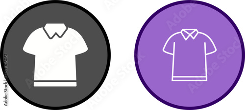 Polo Shirt Vector Icon