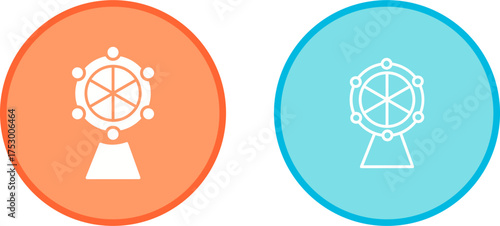 Ferris Wheel Vector Icon
