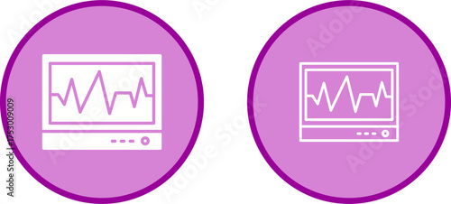 Electrocardiogram Vector Icon