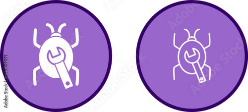 Bug Fixing Vector Icon