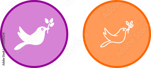 Cute Bird Vector Icon