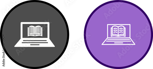 Online Books Vector Icon