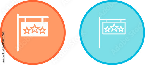 Hotel Sign Vector Icon