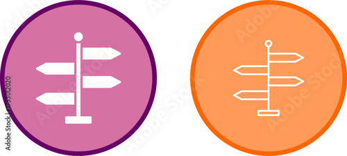 Directions Vector Icon