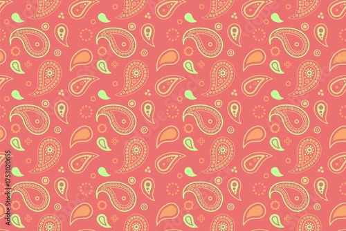 Card pattern a spa paisley. Meadow elegant wear variation. Clothing draw by poster fashion.