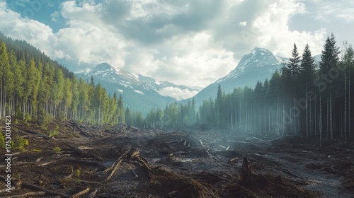 deforested forest generative ai