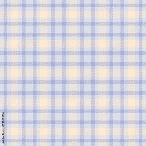Soft pastel plaid pattern, checkered design. Ideal for backgrounds, textiles, and crafts. Creates a calm, vintage or traditional feel. Versatile, use in design, fashion.