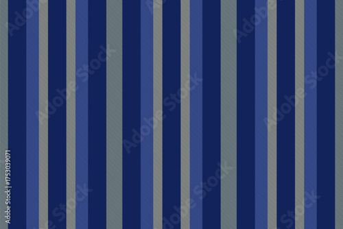 Classic striped pattern in cool blues and grays. Versatile background for design, textiles, and visual presentations needing a structured, calming element.