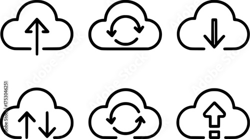 Cloud application software update icons
