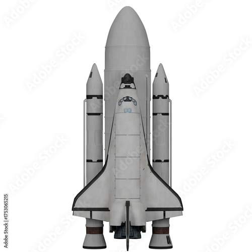 Canvas Print Spaceship shuttle transport