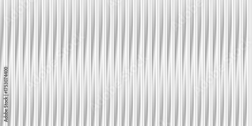 Soft grey frosted acrylic surface with reeded, wavy texture. White ribbed glass background and fluted door window close-up. Elegant, airy, and minimal vector design with a delicate glassy aesthetic.