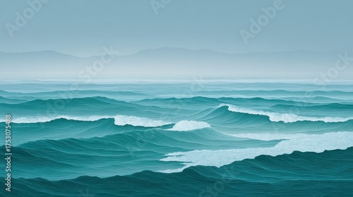 Soft Toned Wave Design