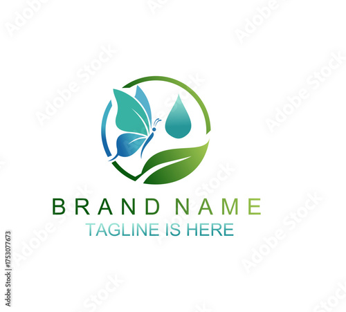 Logo Butterfly Design and Branding Elements