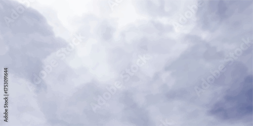 Soft focus abstract watercolor background with blended shades of light blue and white creating a cloudy or misty atmospheric texture for design and decoration