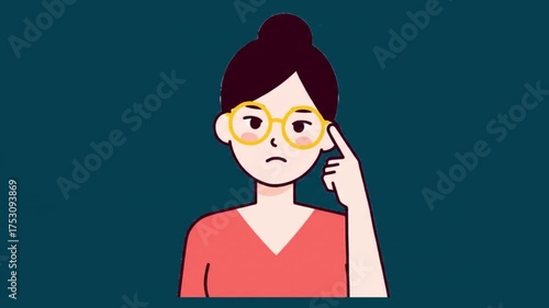 Business woman in red talking on phone vector illustration