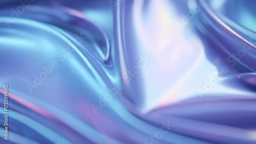 Flowing Blue Wave Background with Soft Abstract Texture