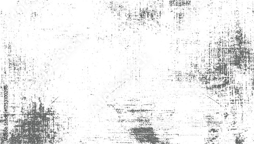 A distressed textured background with scattered dark grey marks and scratches on a white surface.