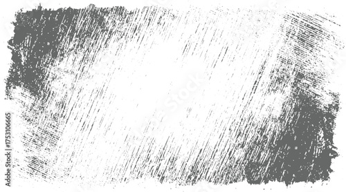 A grey distressed textured background with diagonal lines and rough edges on a white surface.