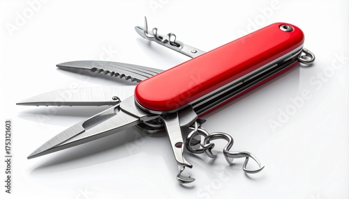 swiss army knife isolated