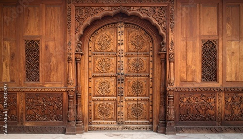old wooden door