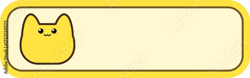 Cute animal name tag label with German text for kids school and Namensschilder design