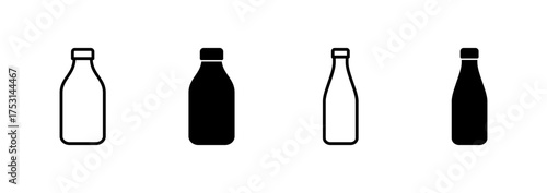 Bottle icon vector. bottle sign and symbol