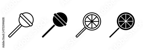 Candy icon vector. candy sign and symbol.