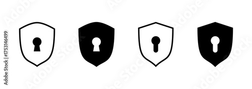 Security icon vector. protection sign and symbol. privacy. vpn