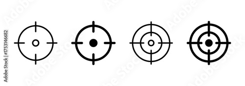 Target icon vector. goal icon vector. target marketing sign and symbol
