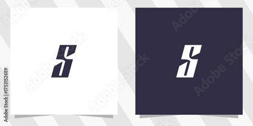 letter s logo design vector