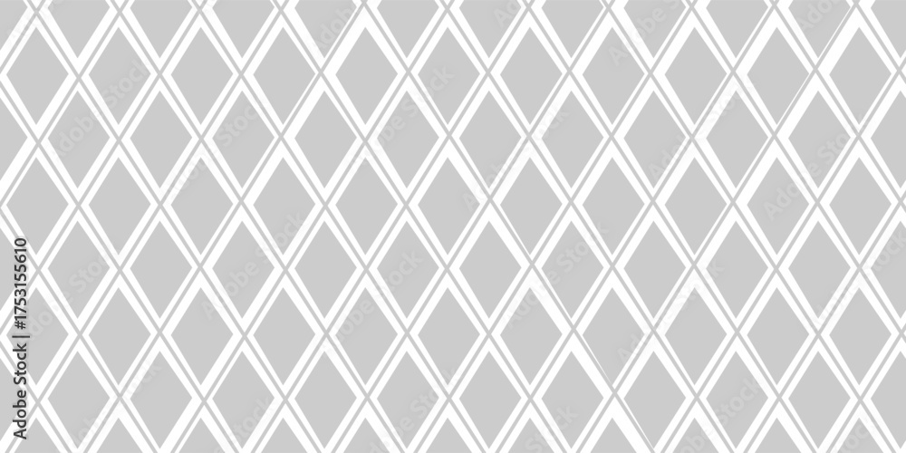 Naklejka premium Seamless diamonds pattern. Geometric texture. Vector art.