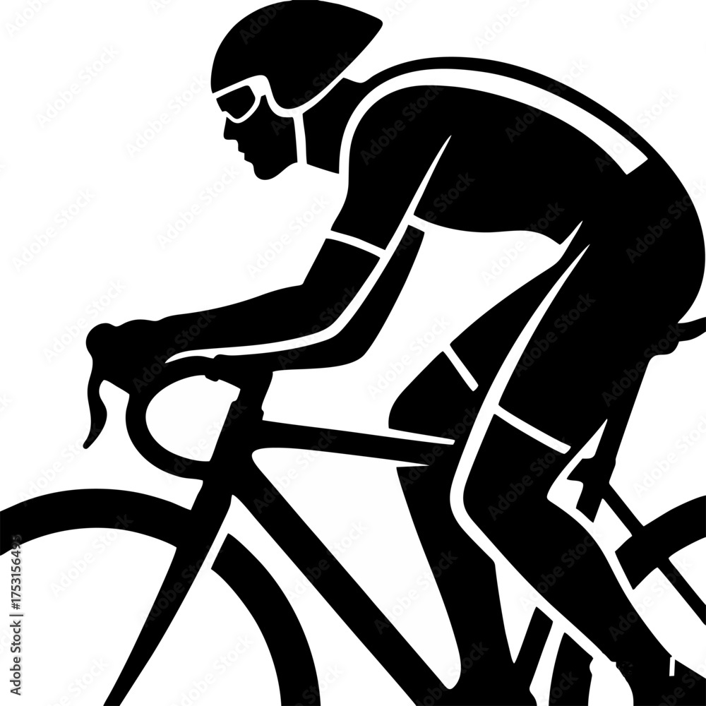 Fototapeta premium Cycling athlete