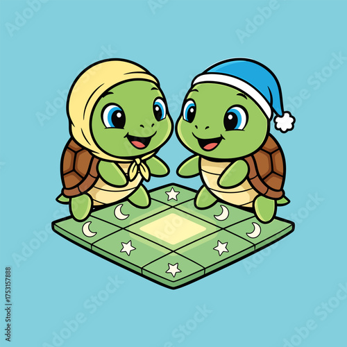 Bedtime Turtle Friends Cartoons