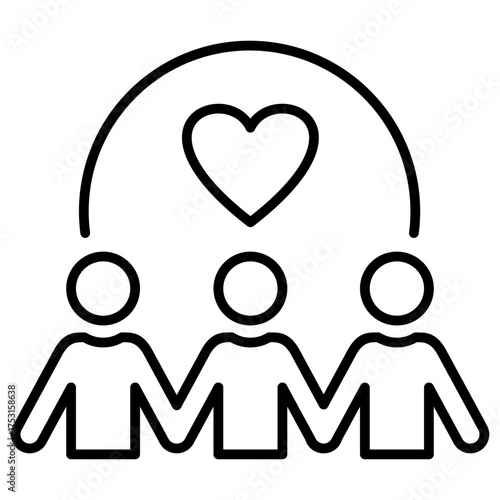 Inclusion Outline Icon