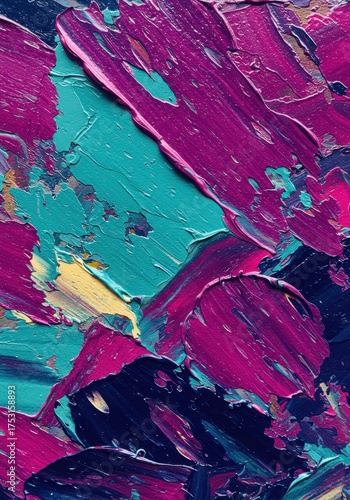 Textured Impasto Paint Strokes