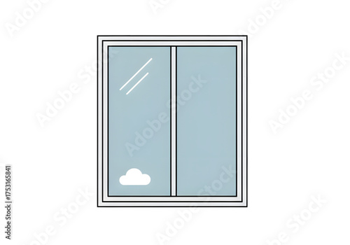  Minimal icon of a window pane — no background, no shadow PNG