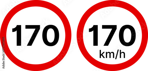 170 kmh highway speed limits. Road speed limit signs. 170 km speed limit sign. Ten kilometers per hour speed limit.