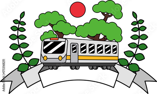logotype of A train