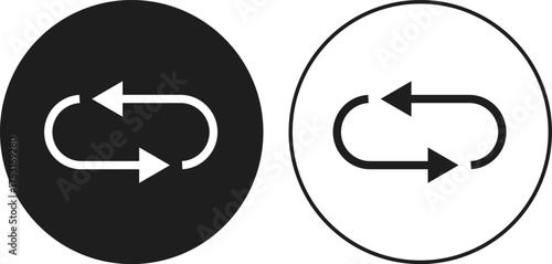 swap icon set. Transfer arrows icons collection. Exchange symbol. Change sign

