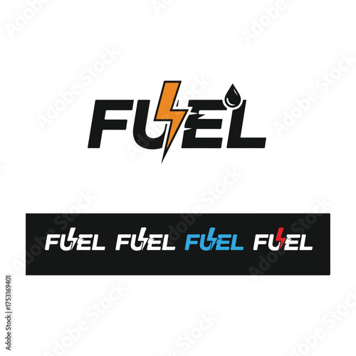 Dynamic Fuel Logo Design for Energy or Power Brand