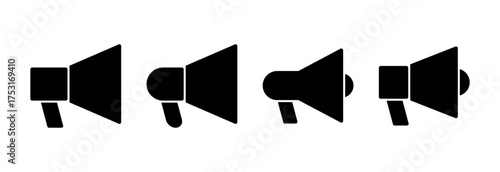 Megaphone icon vector illustration. Loudspeaker sign and symbol