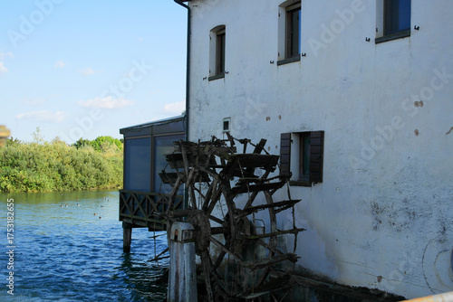 View of the old Favero mill in Quinto di Treviso, Veneto, Italy.